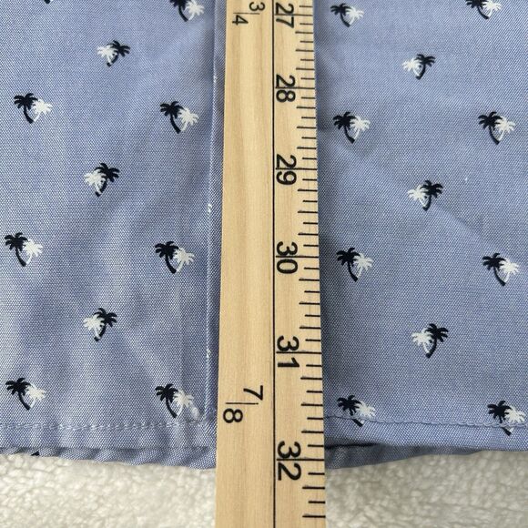 NWT Free Planet Men’s Button Up Casual Beach Tropical Shirt 4XLX Big & Tall - Picture 6 of 8